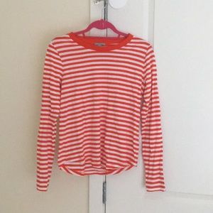 COS striped long-sleeve shirt